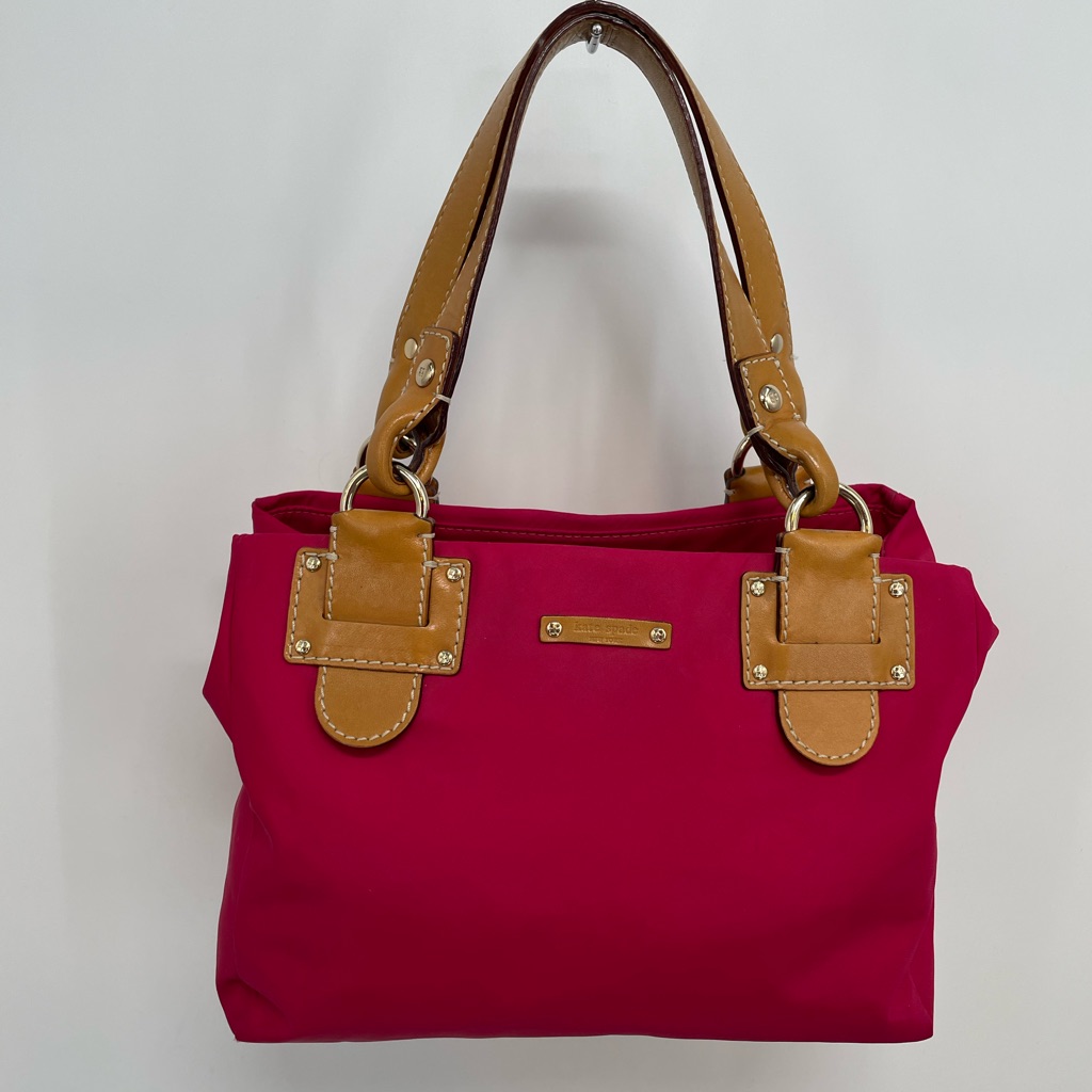 Kate Spade Patent Rudy Wkru0305 Ferndale Cerise Raspberry Tote Bag